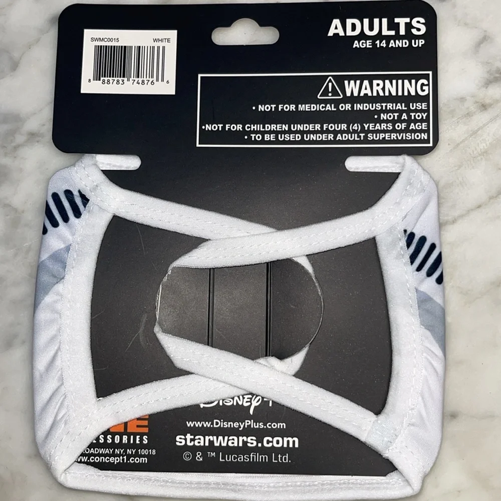 NWT Star Wars fabric face mask